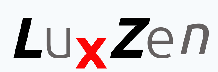 Logo van LuxZen bij de blogpost over een nieuw begin